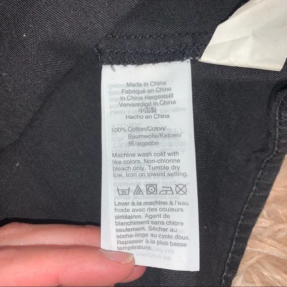 Madewell Denim Ruffled Mockneck Dress - Picture 10 of 11